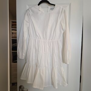 En Saison Ivory Long Sleeve Dress
